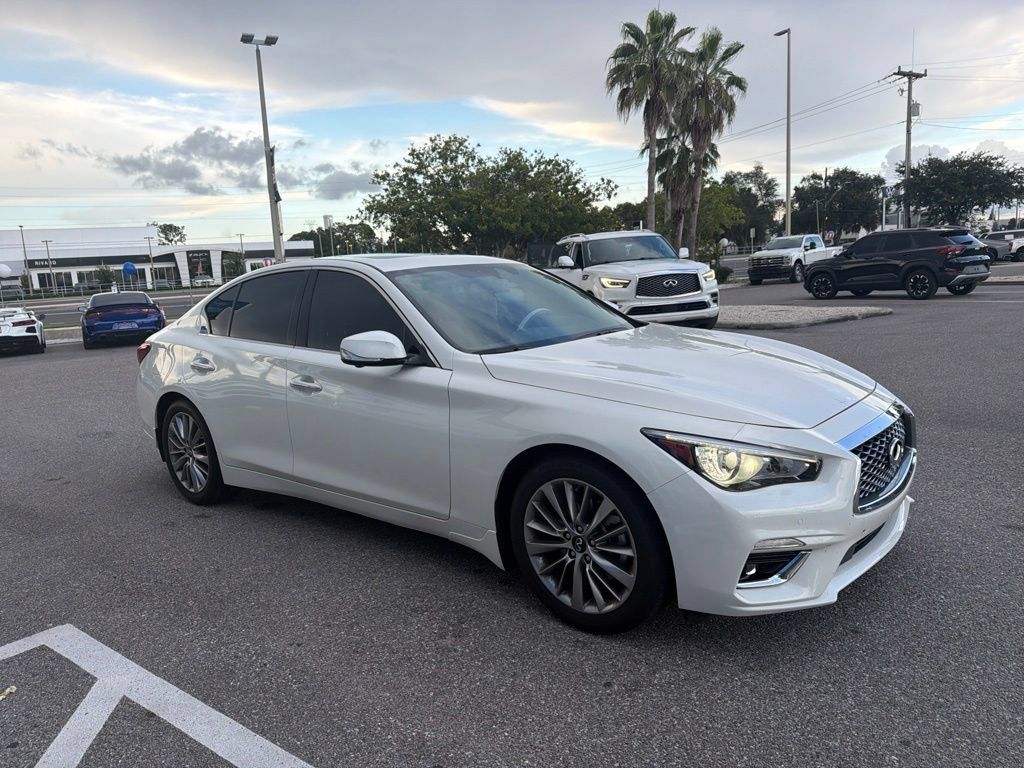 Used 2024 INFINITI Q50 Luxe w/ Cargo Package RWD image 8