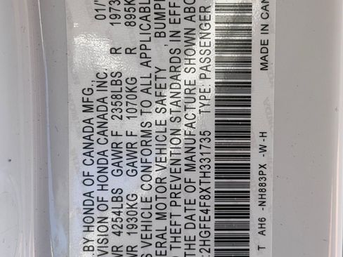 New 2026 Honda Civic Sport image 23