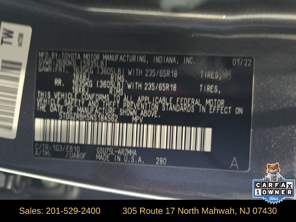 Used 2022 Toyota Highlander XLE AWD/4WD image 30