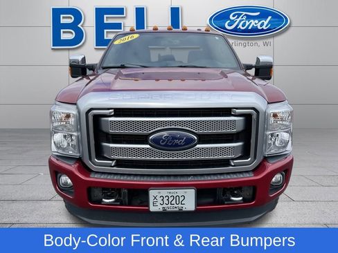 Used 2016 Ford F350 Platinum w/ Snow Plow Prep Package image 10