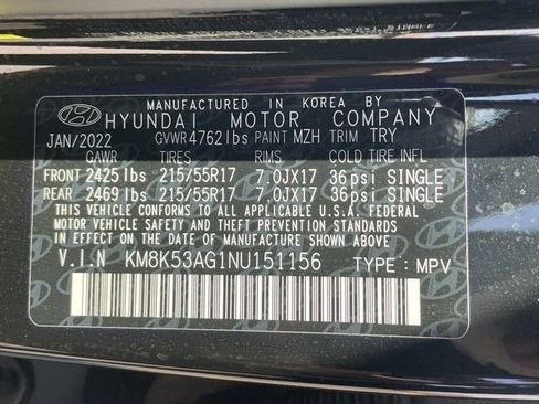 Used 2022 Hyundai Kona Limited w/ Cargo Package image 36