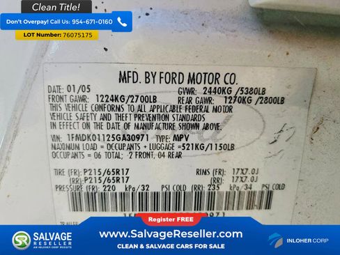 Used 2005 Ford Freestyle SE image 16