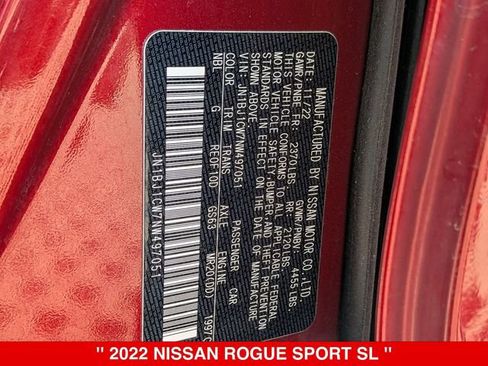 Certified 2022 Nissan Rogue Sport SL w/ Premium Package AWD/4WD image 43