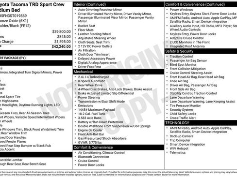 Used 2025 Toyota Tacoma TRD Sport image 4
