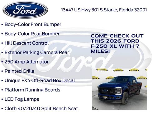 New 2026 Ford F250 XL w/ STX Appearance Package image 30