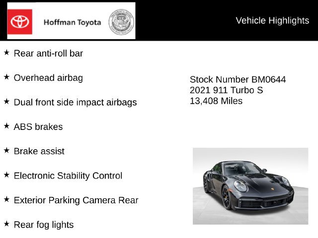 Used 2021 Porsche 911 Turbo S AWD/4WD image 20