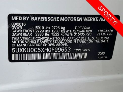 Used 2017 BMW X6 sDrive35i image 33