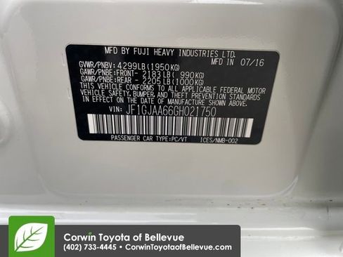 Used 2016 Subaru Impreza 2.0i image 28