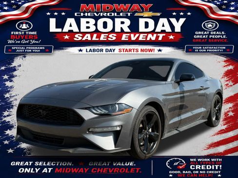 Used 2021 Ford Mustang Coupe w/ Black Accent Package RWD image 1