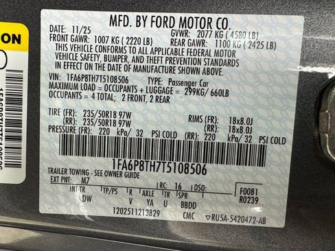 New 2026 Ford Mustang Coupe RWD image 27