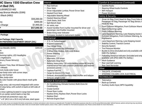 Used 2024 GMC Sierra 1500 Elevation image 2