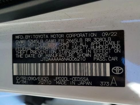Used 2022 Toyota Mirai w/ Advanced Technology Package RWD image 16