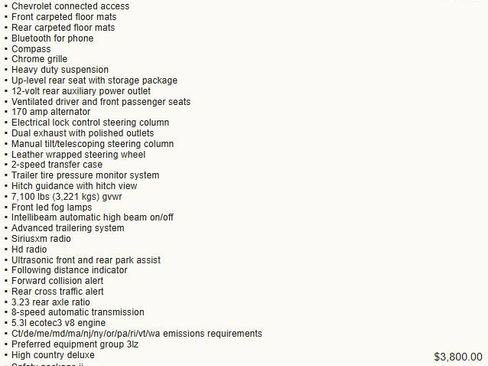 Used 2019 Chevrolet Silverado 1500 High Country image 4