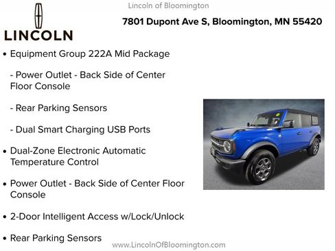Used 2025 Ford Bronco Big Bend AWD/4WD image 9