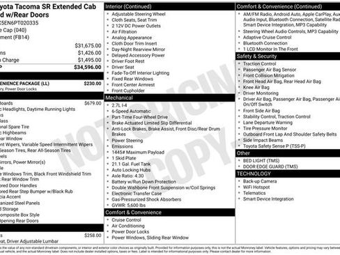 Used 2023 Toyota Tacoma SR w/ SR Convenience Package image 24
