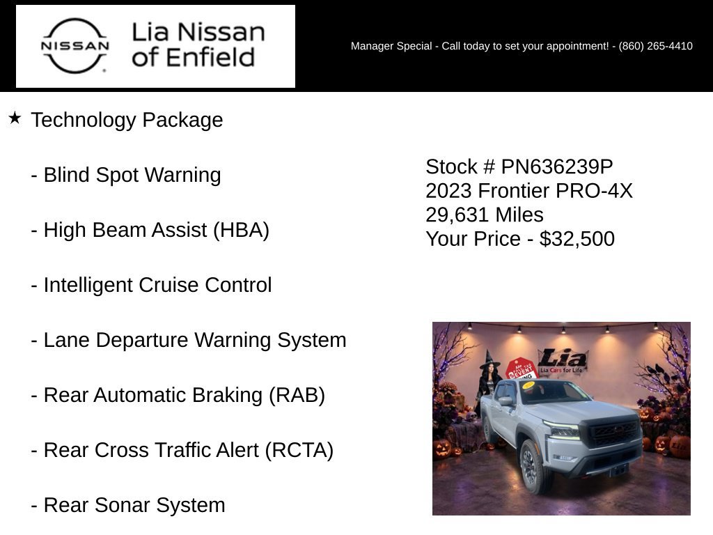 Used 2023 Nissan Frontier PRO-4X w/ Pro Convenience Package AWD/4WD image 15