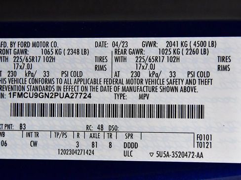 Used 2023 Ford Escape Active AWD/4WD image 16
