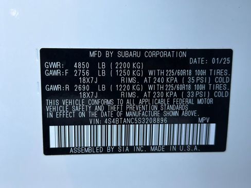 Used 2025 Subaru Outback Limited w/ Popular Package #2 image 38