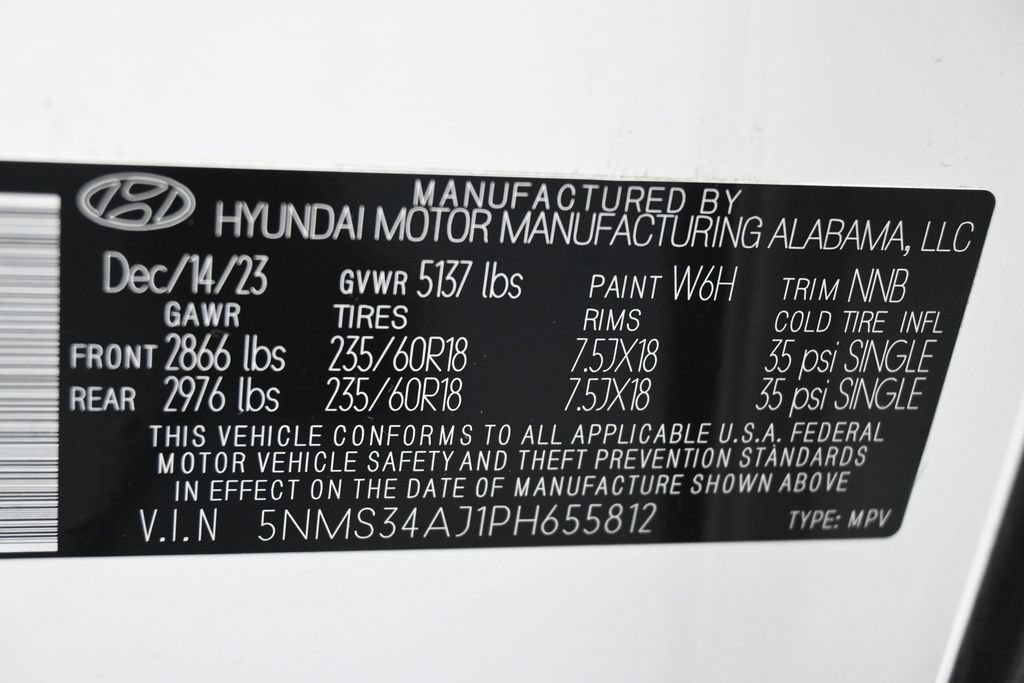 Used 2023 Hyundai Santa Fe SEL w/ Premium Package FWD image 19