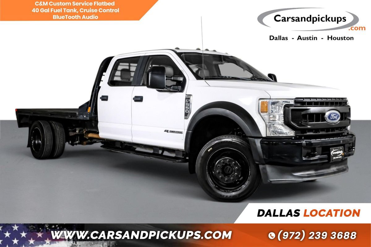 Used 2021 Ford F550 4x4 Crew Cab Super Duty w/ Power Equipment Group image 1