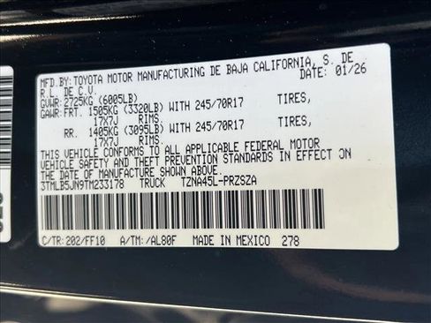 New 2026 Toyota Tacoma SR5 image 19