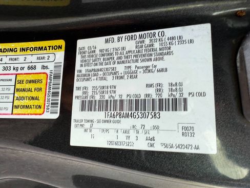 Used 2016 Ford Mustang Coupe w/ Equipment Group 051A image 44