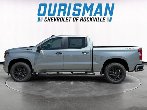 New 2026 Chevrolet Silverado 1500 Custom w/ Turbomax Blackout Package AWD/4WD image 3
