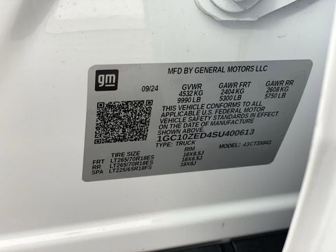 New 2025 Chevrolet Silverado EV LT image 92