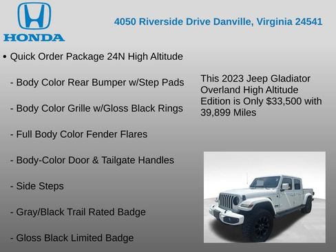 Used 2023 Jeep Gladiator Overland AWD/4WD image 17