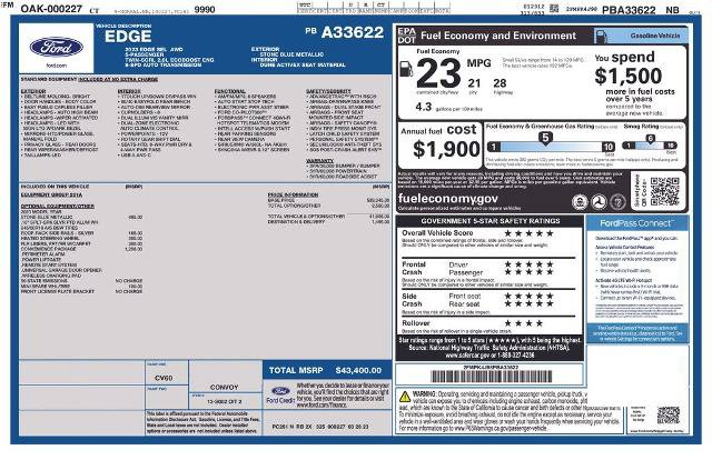 Certified 2023 Ford Edge SEL w/ Convenience Package AWD/4WD image 2