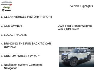 Used 2024 Ford Bronco Wildtrak video 2