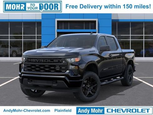 New 2026 Chevrolet Silverado 1500 Custom w/ Turbomax Blackout Package AWD/4WD image 9