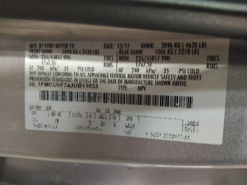 Used 2018 Ford Escape S FWD image 33