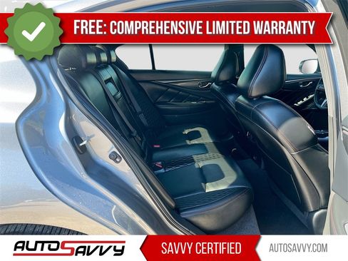 Used 2022 INFINITI Q50 Red Sport 400 w/ Carbon Fiber Package image 29