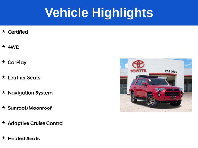 Certified 2024 Toyota 4Runner SR5 Premium w/ Moonroof Package AWD/4WD image 5