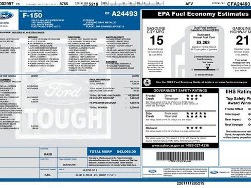 Used 2012 Ford F150 FX2 w/ FX Luxury Pkg RWD image 4