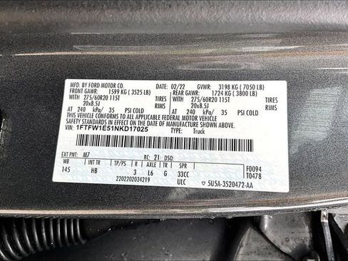 Used 2022 Ford F150 Lariat w/ Max Trailer Tow Package AWD/4WD image 16