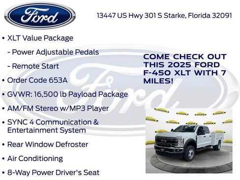 New 2025 Ford F450 XLT w/ XLT Value Package image 15