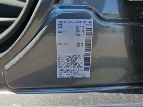 New 2026 Nissan Altima 2.5 SV w/ SV Special Edition Package FWD image 39