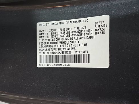 Used 2018 Honda Odyssey Touring image 44