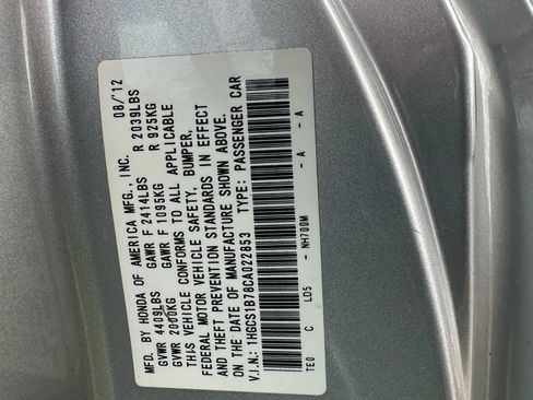 Used 2012 Honda Accord EX image 37