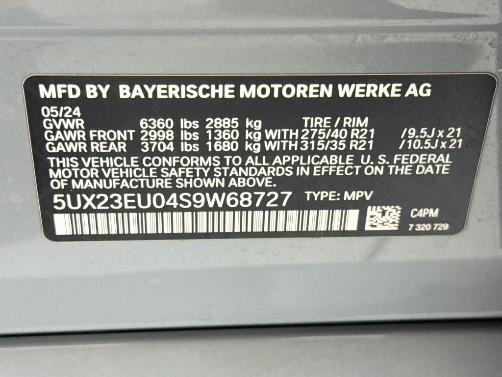 Certified 2025 BMW X5 xDrive40i w/ M Sport Package AWD/4WD image 34
