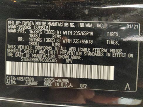 Used 2021 Toyota Highlander XLE image 33