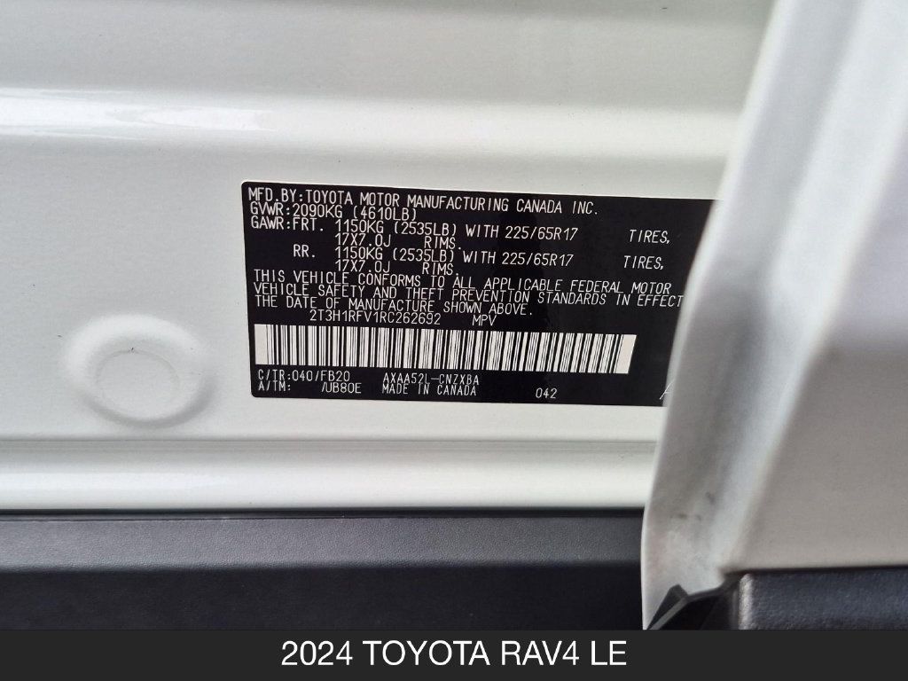 Used 2024 Toyota RAV4 LE FWD image 24