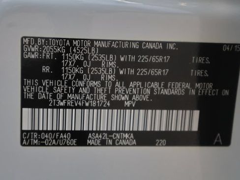 Used 2015 Toyota RAV4 XLE FWD image 27