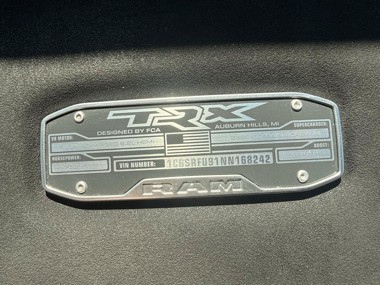 Used 2022 RAM 1500 TRX w/ TRX Level 1 Equipment Group AWD/4WD image 34