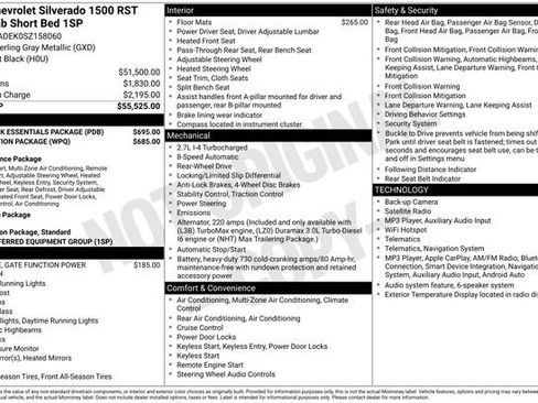 Used 2025 Chevrolet Silverado 1500 RST w/ LPO, Dark Essentials Package RWD image 4