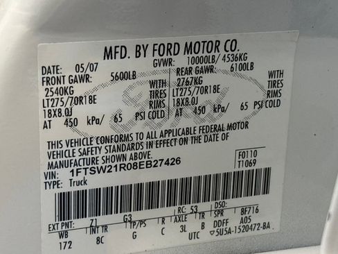 Used 2008 Ford F250 Lariat AWD/4WD image 20