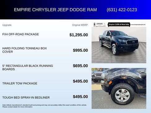 Used 2022 Ford Ranger XLT w/ FX4 Off-Road Package image 6