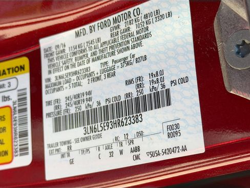 Used 2017 Lincoln MKZ Reserve w/ Technology Package image 43